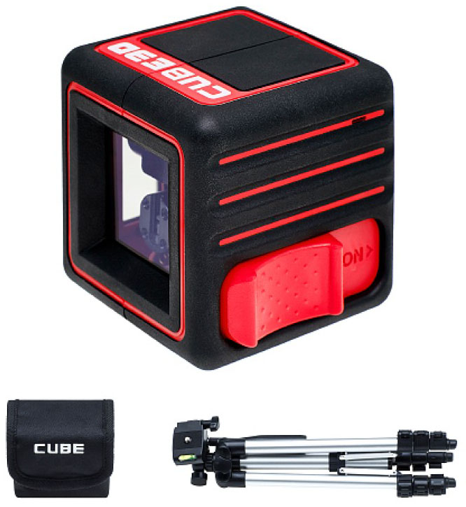 лазерный уровень ada cube 3d professional edition 1 5а штатив нейлоновая сумка 65х65х65мм до 20м Лазерный нивелир ADA Cube 3D Professional Edition