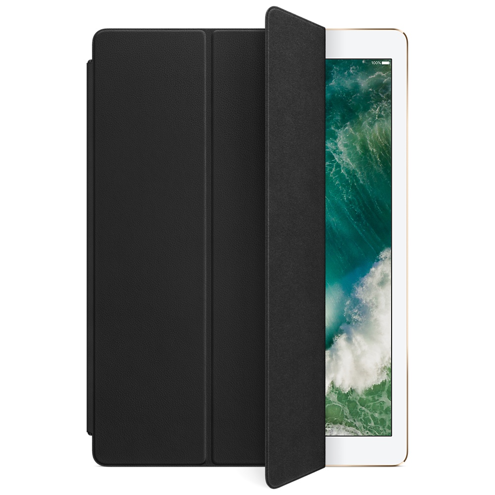 фото Чехол apple leather sleeve для apple ipad pro 12.9 black (mpv62zm/a)