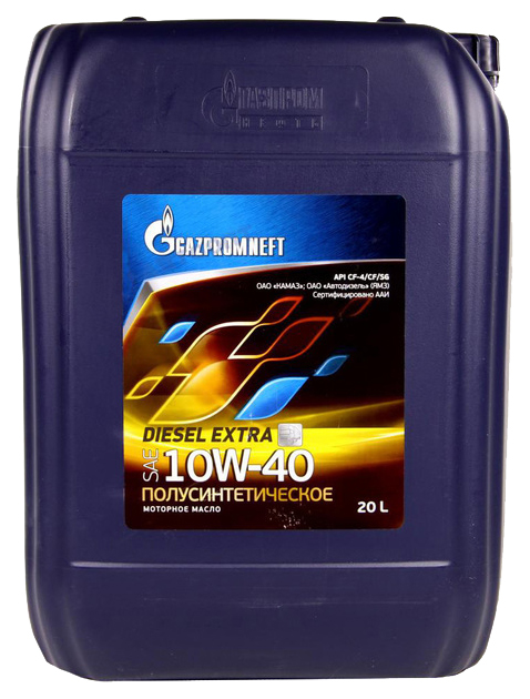 

Моторное масло Gazpromneft Diesel Extra 10W40 20л, Diesel Extra