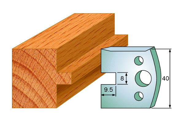 

Комплект из 2-х ножей 40x4 SP CMT 690.095, 690.095