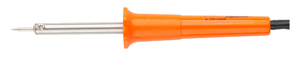 

Паяльник электрический SPARTA 30 Вт, в комплекте подставка, жало, паста, припой 913245