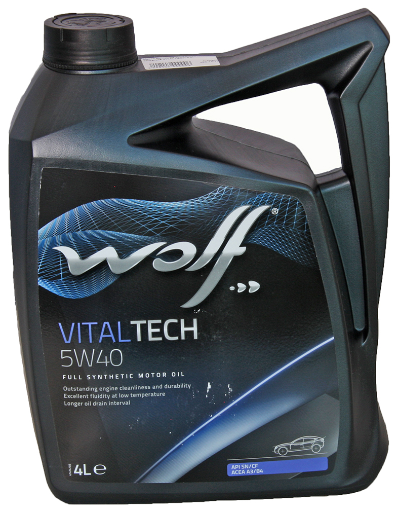 Моторное масло Wolf VitalTech PI C3 5W40 4 л