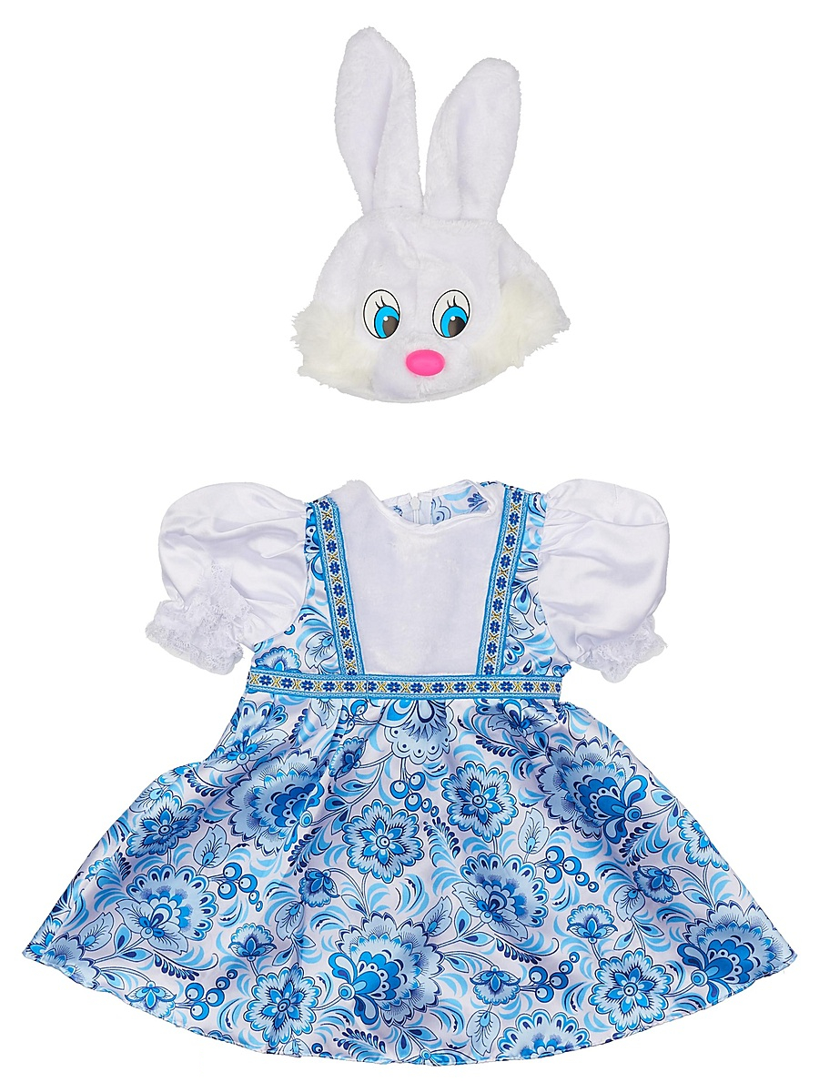 

Карнавальный костюм Батик Заяц, цв. голубой р.116, 5008
