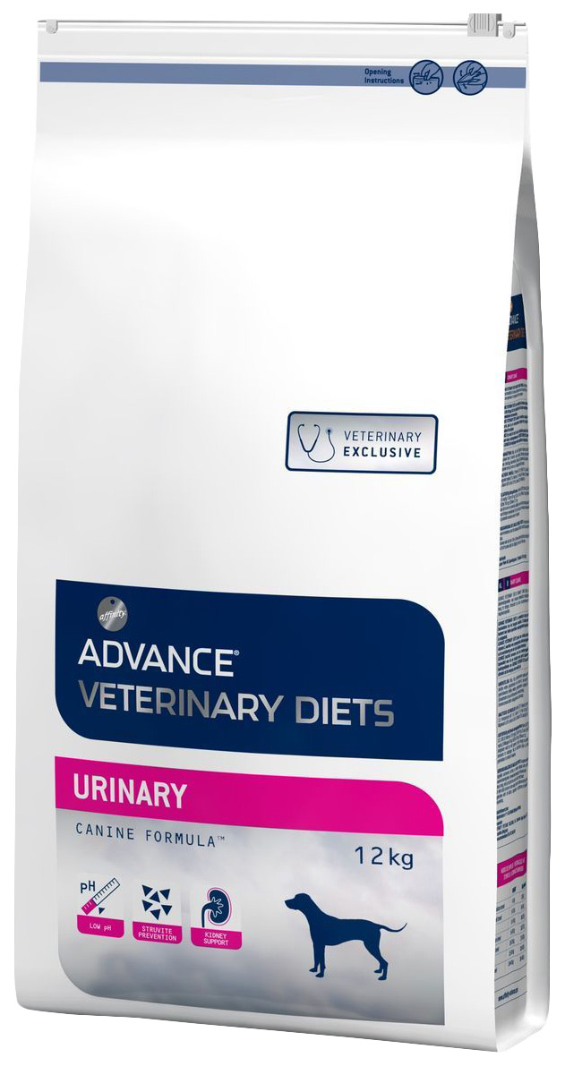 фото Сухой корм для собак advance vetirenary diets urinary, курица, 12кг