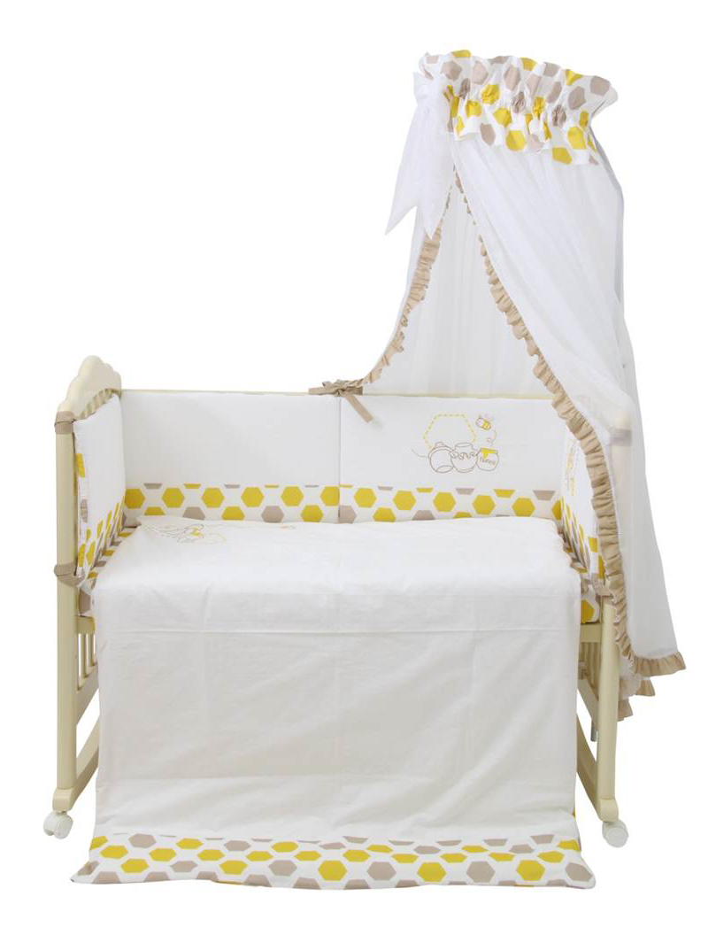 

Комплект белья Polini Disney Baby Медвежонок Винни и его друзья 7 предм. макиато-желтый, Polini Disney baby Медвежонок Винни и его друзья, 7 предметов, макиато-желтый