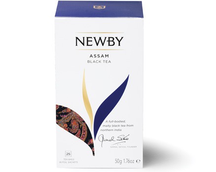 Чай черный Newby assam 25 пакетиков