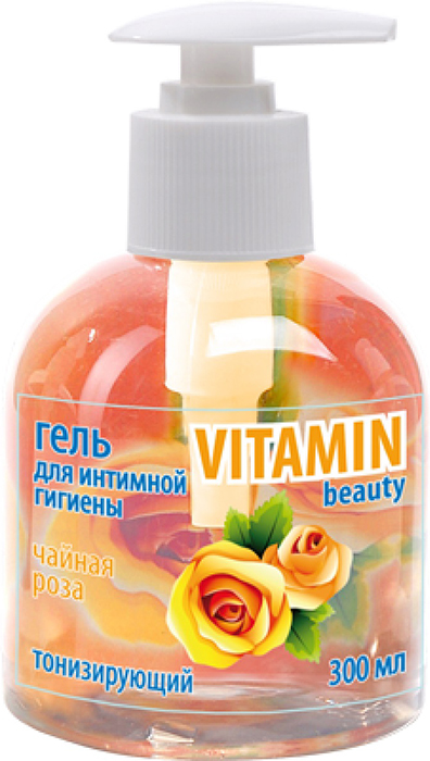 

Гель Vitamin для интимной гигиены Чайная роза 300 мл, Чайная роза