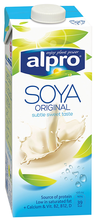

Напиток соевый Alpro обогащенный кальцием и витаминами с кальцием 1 л