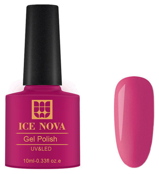 фото Гель-лак для ногтей ice nova gel polish uv-led 020 сиреневый 10 мл