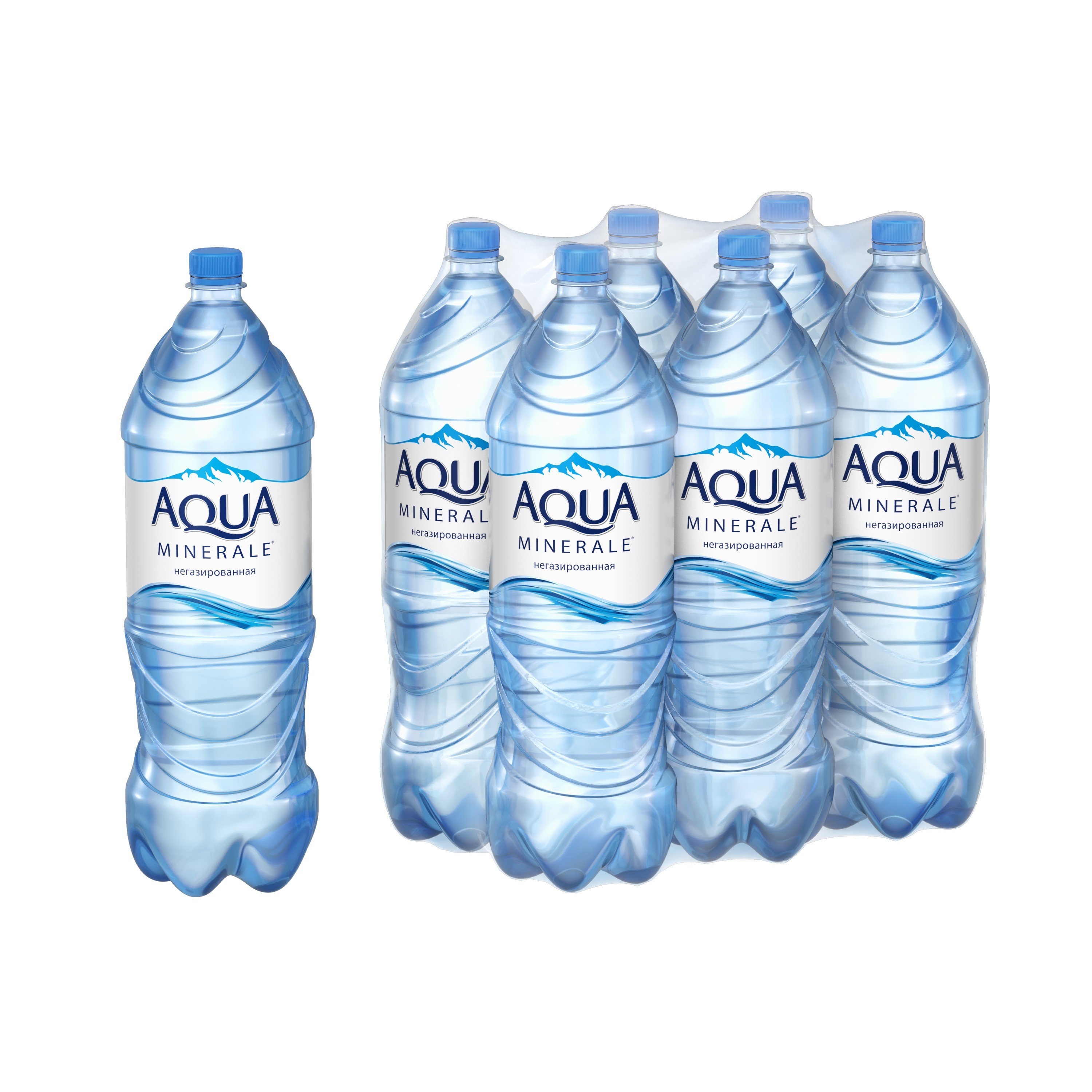 Вода Aqua Minerale газированная питьевая 2 л