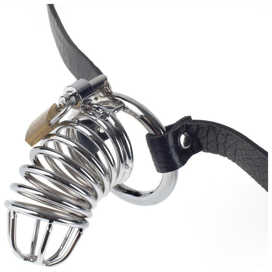 фото Кольцо верности extreme chastity belt с фиксацией головки pipedream