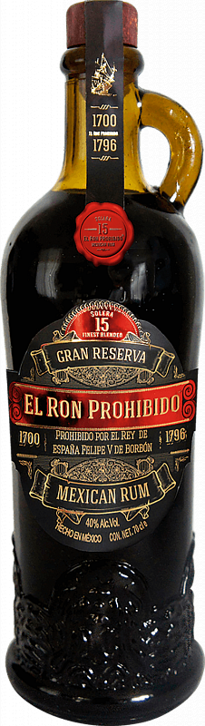 

Ром El Ron Prohibido Gran Reserva Solera Finest Blended Mexican Rum 15 YO, 750 мл