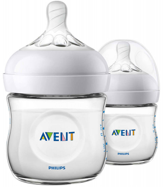 фото Набор бутылочек 2 шт. philips avent 125мл серия natural 2.0 пластик scf030/27