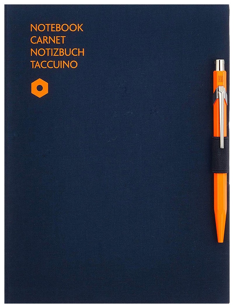 

Записная книжка Caran d'Ache «Office» A5, 192 страницы, ручка оранжевая, Синий