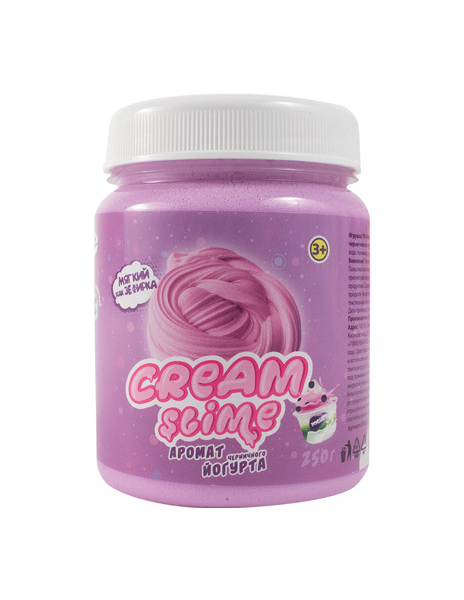 фото Игрушка "cream-slime", с ароматом черничного йогурта (450 грамм) волшебный мир