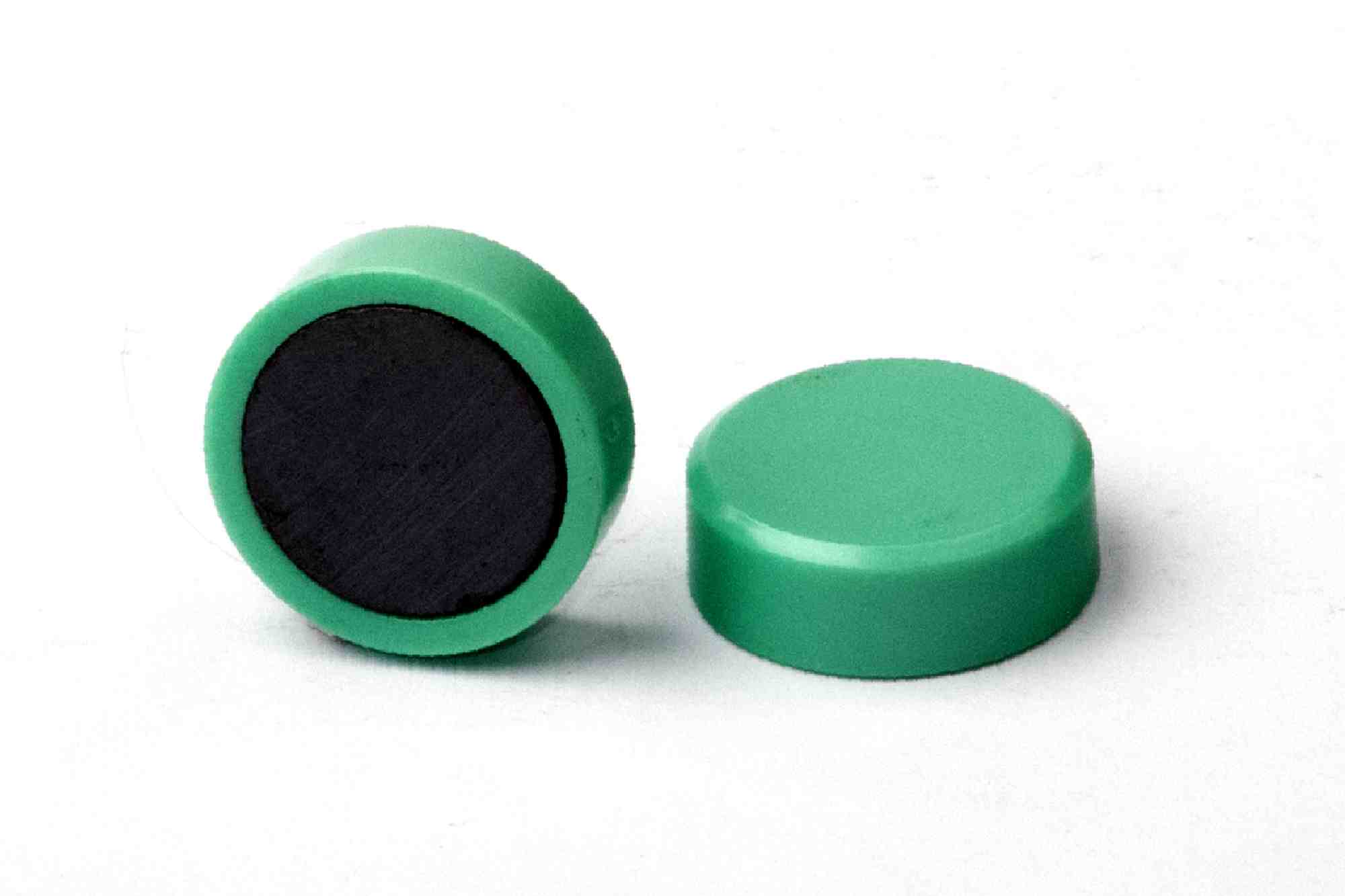 Магнит для магнитной доски FORCEBERG 20 мм, зеленый, 10шт.