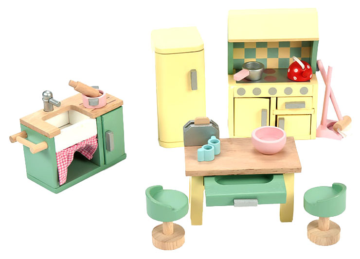 фото Мебель для кукол le toy van бутон розы кухня
