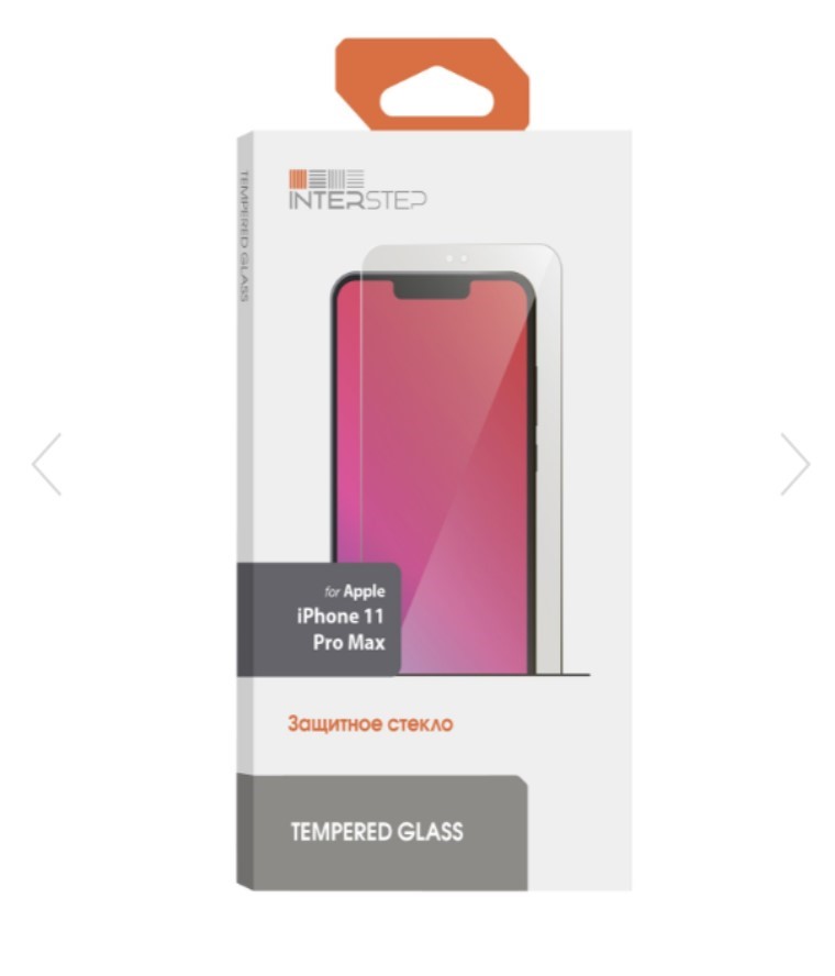 Защитное стекло InterStep для iPhone 11 Pro Max /Tempered Glass/толщина 0,3 мм