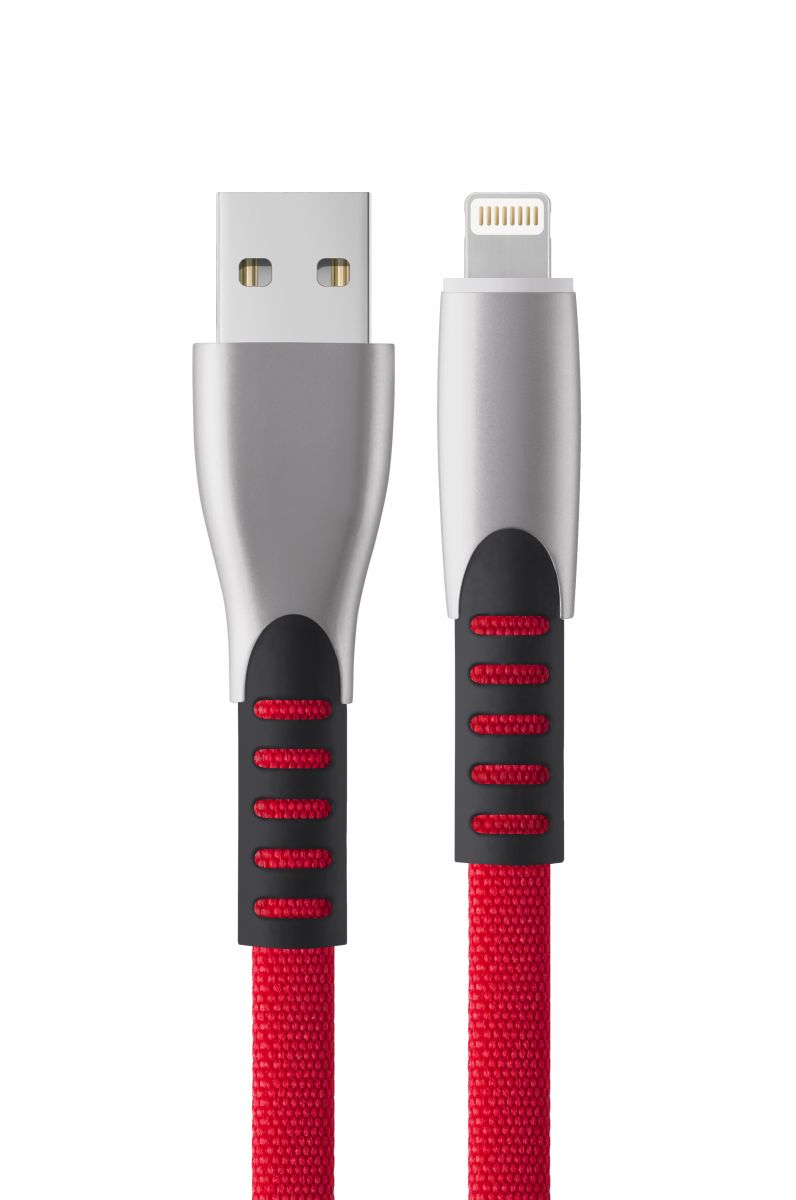 фото Кабель dorten lightning to usb cable flat series 1 м red