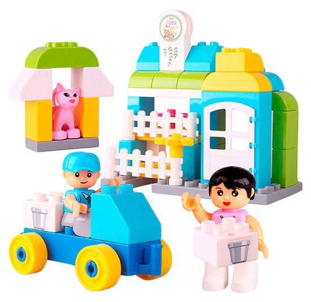 фото Конструктор блочный funkids "беспокойство джулии", 47 деталей