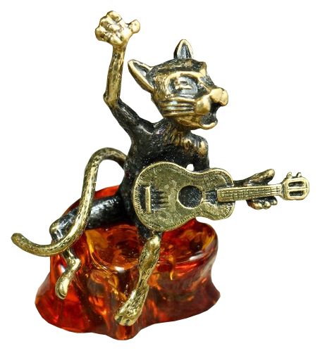 

Декоративный предмет Sima-Land Кот-певец с гитарой