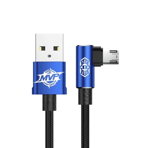 фото Кабель baseus mvp elbow microusb 1.5a 2m blue