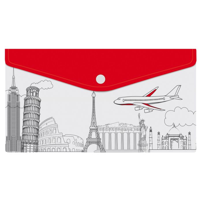 

Папка для документов пластиковая 48261/ 12 ГОРОДА Феникс+