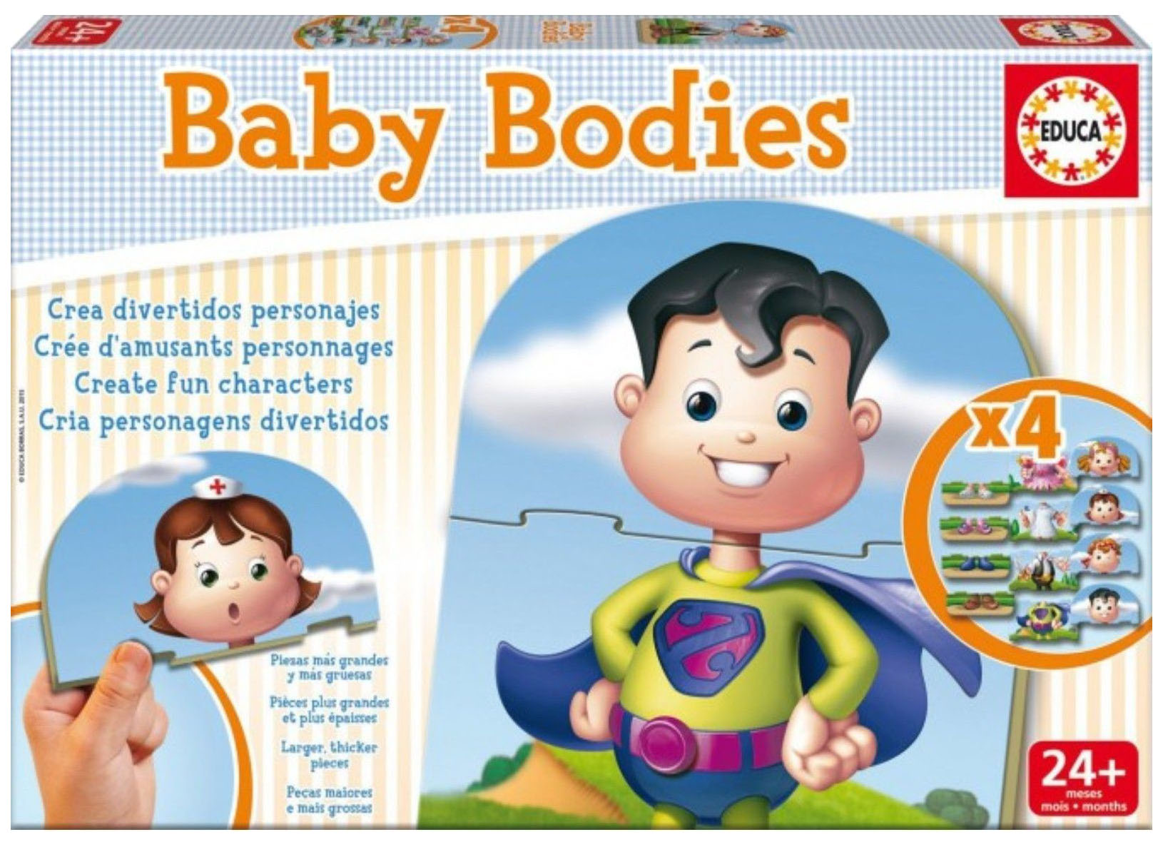 

Пазл Educa 3, 3, 3, 3 детали