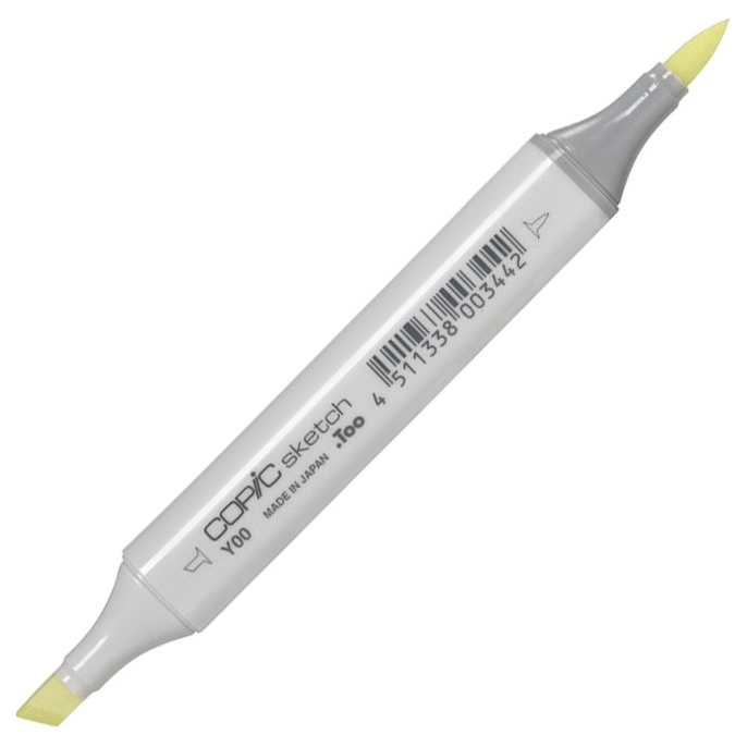 

Маркер Copic Sketch Y00 желтый барий желтый