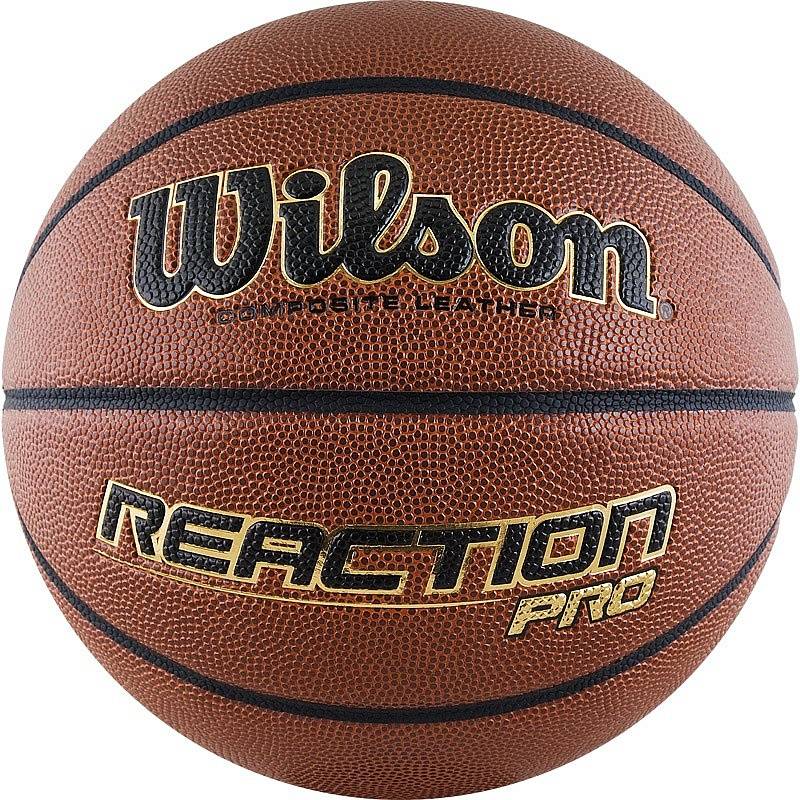 фото Баскетбольный мяч wilson reaction pro №7 brown
