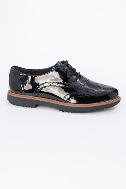 

Полуботинки женские Clarks 26136343 черные 39 RU, 26136343