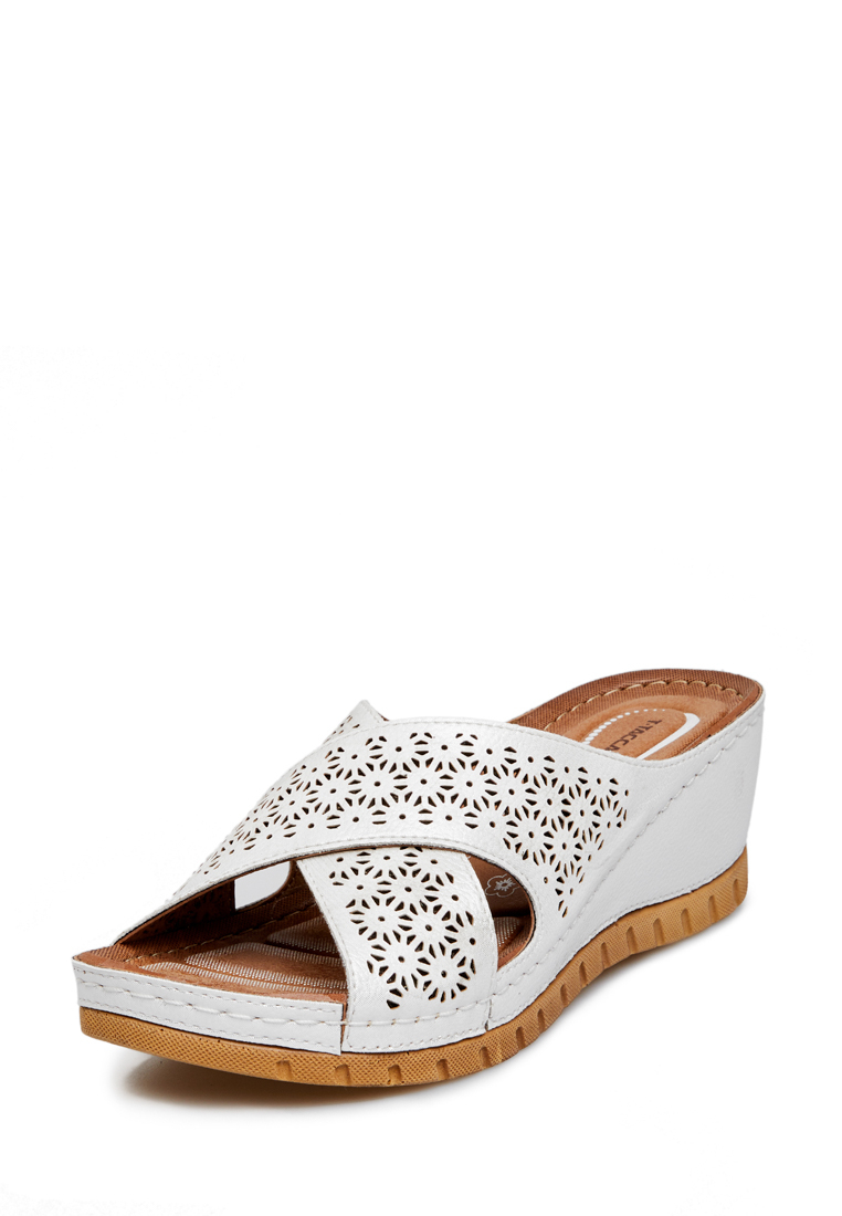 

Сабо женские T.Taccardi 00506570 белые 36 RU, Белый, 00506570