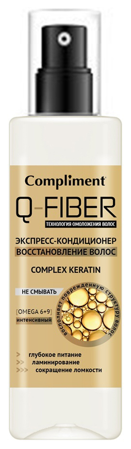 фото Спрей compliment keratin q-fiber 200 мл