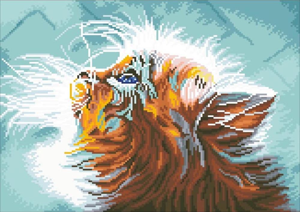 

Алмазная вышивка Цветной Котенок в мечтах, 40x50 см, Котенок в мечтах