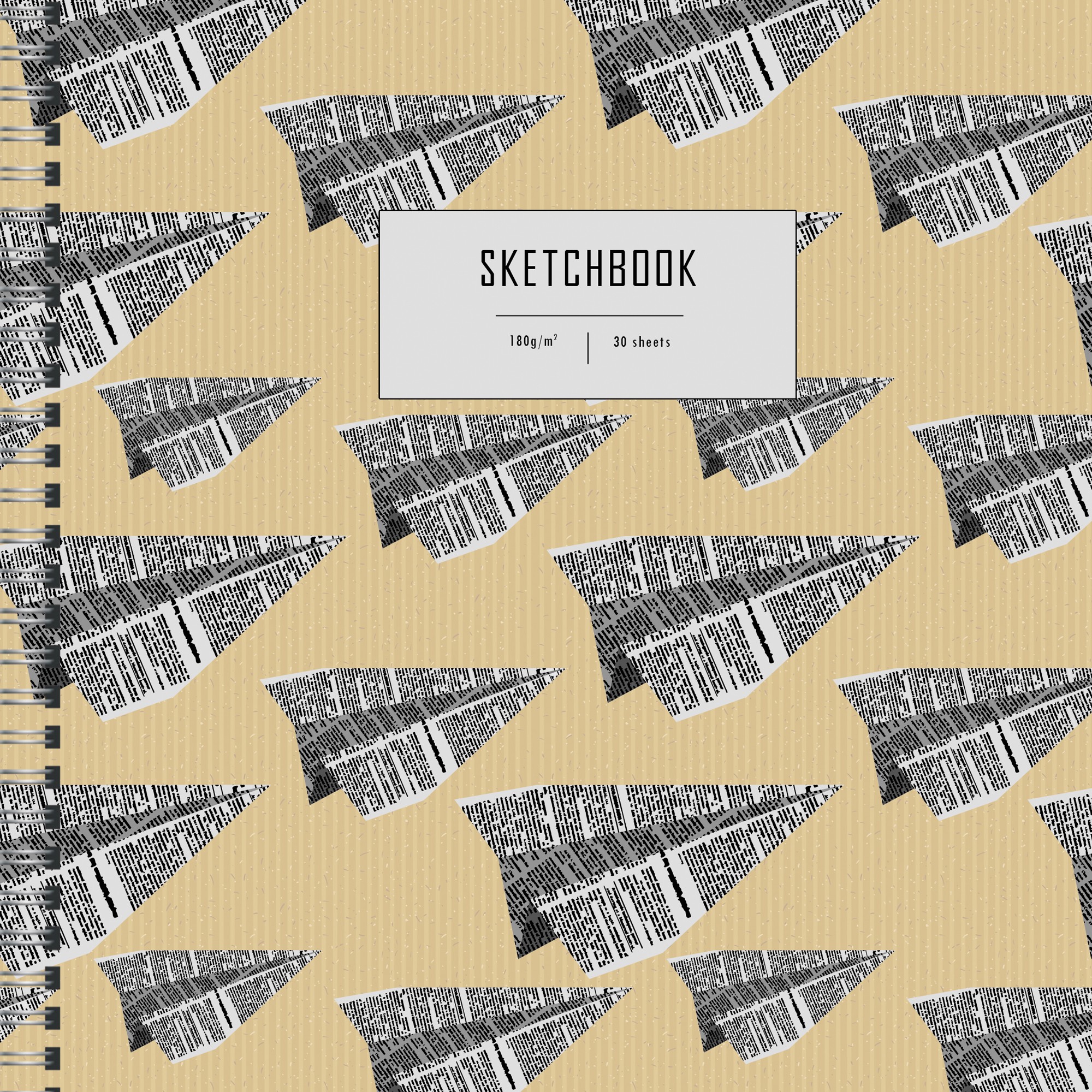 

Скетчбук DRAFT and CRAFT (195х195 мм, 30л, 180 г/м, спираль),Paper Art,ТСК304802