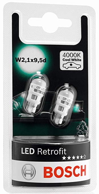 Лампа 12v 1w W5w Led Retrofit 4000k BOSCH арт 1987301506 1900₽