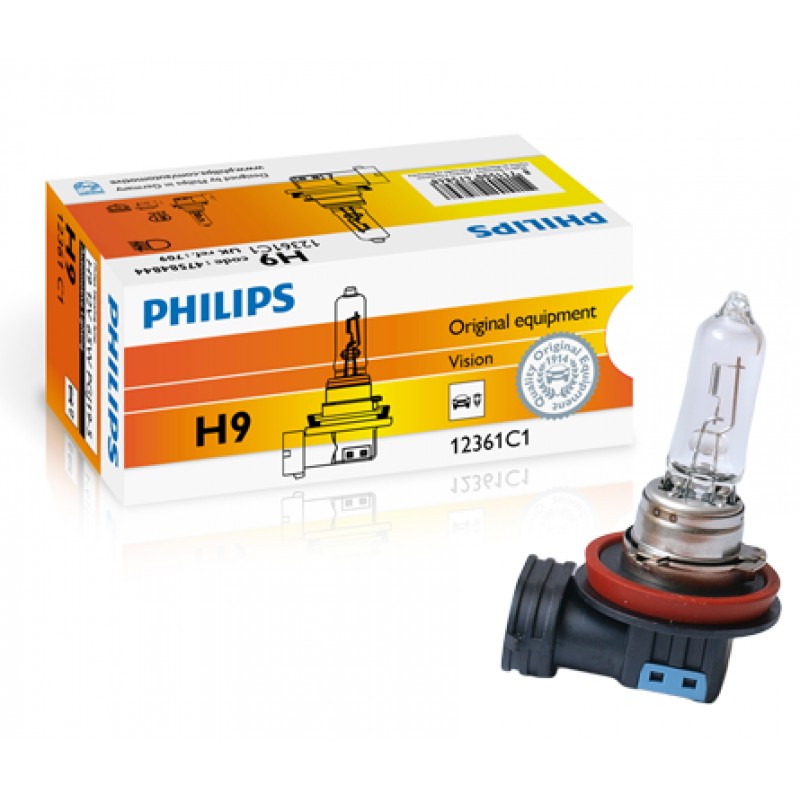 фото Лампа philips h9 12v 65w pgj19-5 philips арт. 12361