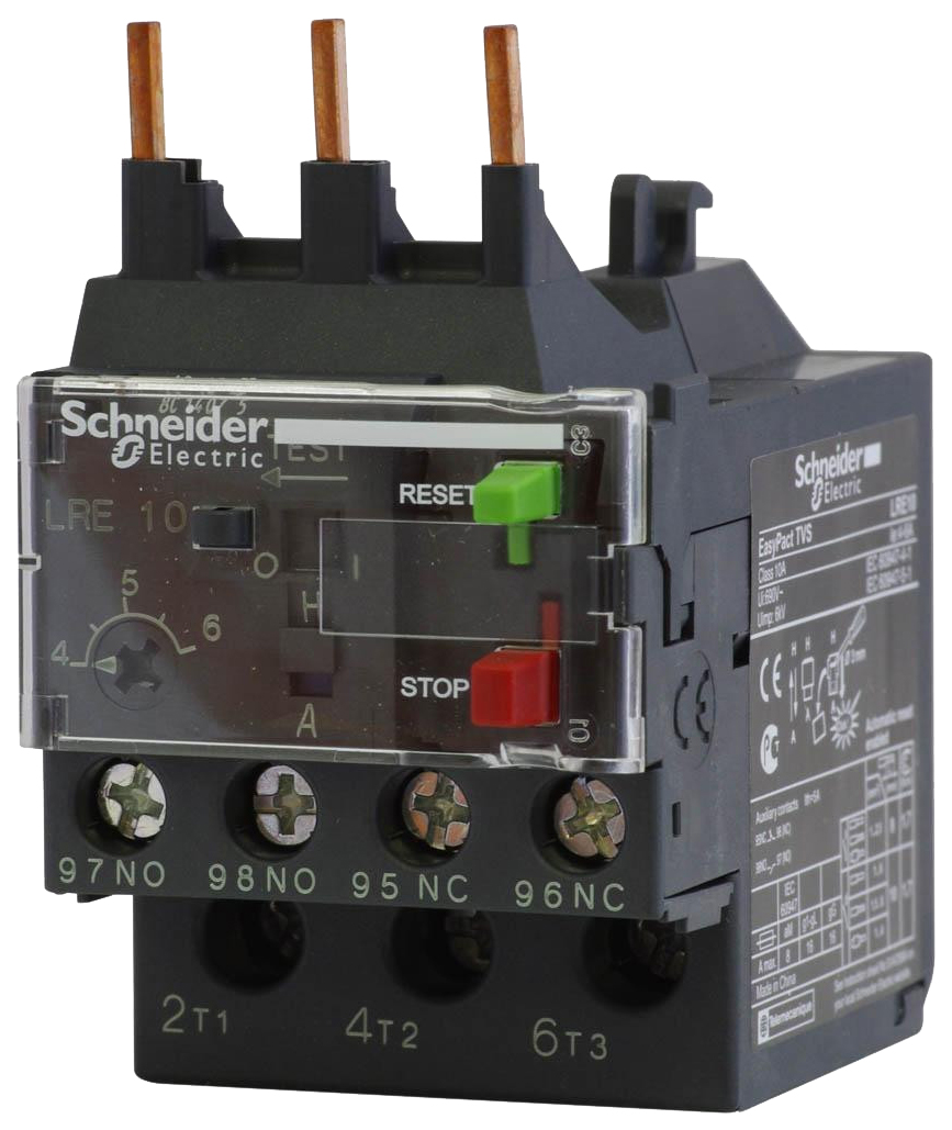 фото Реле тепловое schneider electric "e08", 2.5-4 а, для контакторов tesys e