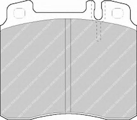 фото Комплект тормозных колодок ferodo fdb800