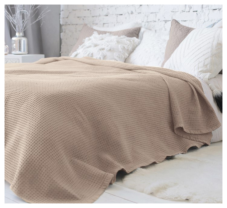 

Покрывало Dome Ribbed dakke 220x200 Бежевое