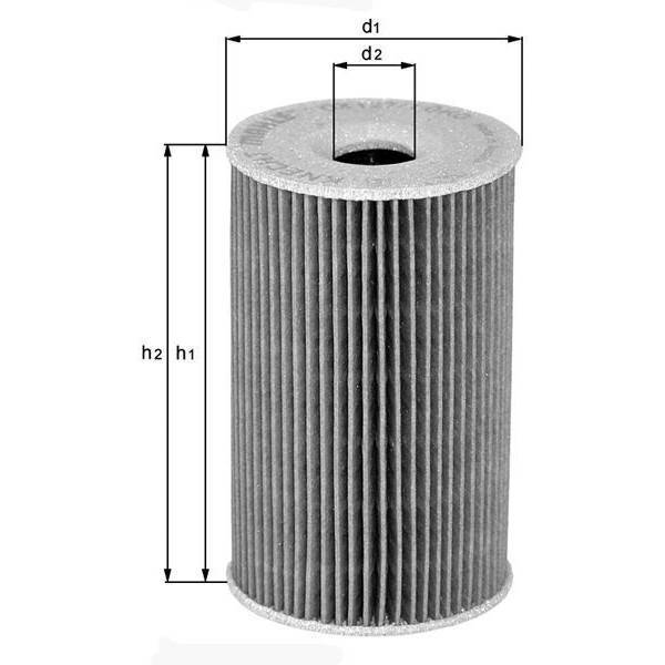 фото Фильтр масляный mahle/knecht ox380d
