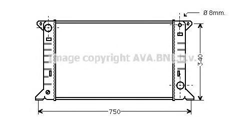 

Радиатор Ava FD2085