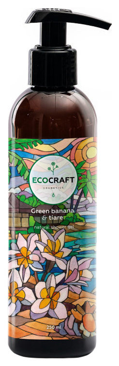 Гель для душа Ecocraft Green banana and tiare 250 мл