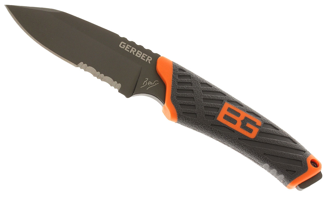 фото Туристический нож gerber bear grylls compact fixed blade серый