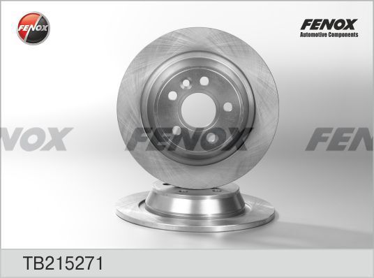 

Тормозной диск FENOX задний для Ford Focus, Mondeo IV, S-Max TB215271