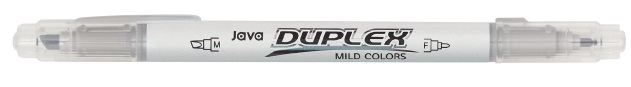 

Маркер выделитель текста Duplex 2х сторон, Серый