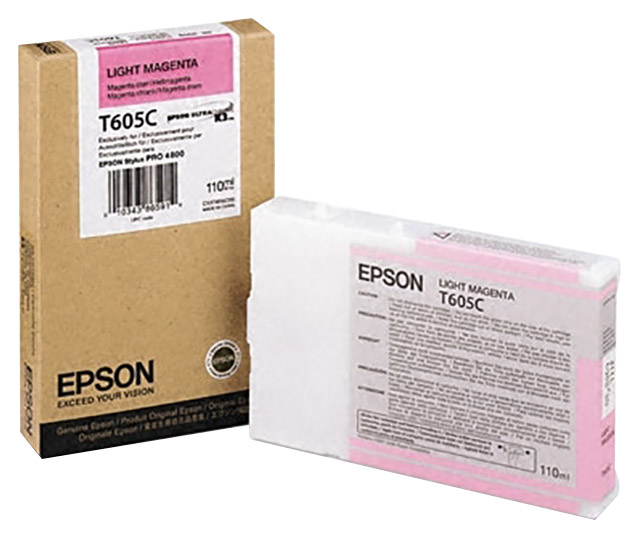 

Картридж для струйного принтера Epson T605С (C13T605C00) пурпурный, оригинал, C13T605C00