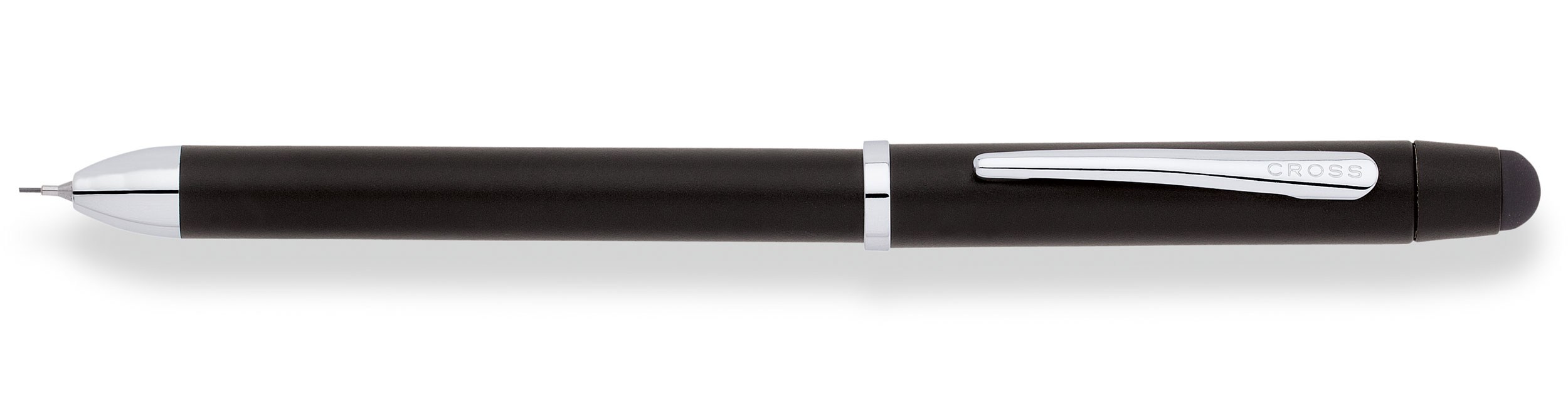 Шариковая ручка Cross Tech3+ Satin Black, многофункциональная ручка со стилусом, M, BL+R