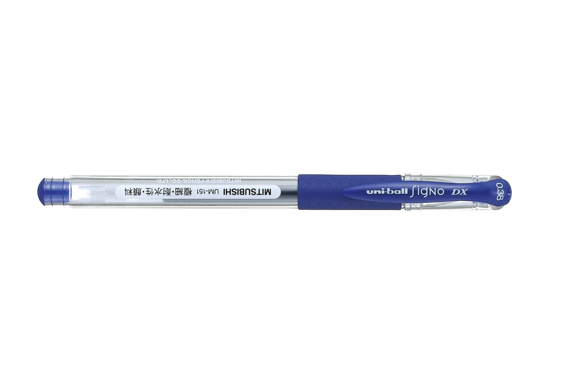 Ручка гелевая UNI Mitsubishi Pencil UM-151 038, синяя, 0,38 мм, 1 шт.