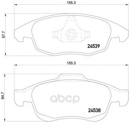 

Колодки тормозные дисковые, комплект Hella 8DB355013-341